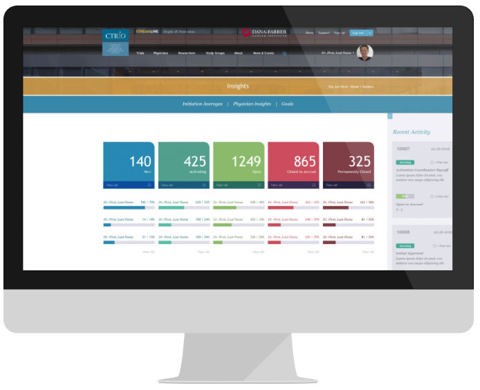 DFCI | CTRIO | Streamline App DFCI | CTRIO | Streamline App